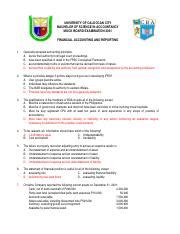 ucc entrance exam reviewer|UCC Mock Board Exam 2021 FAR 70 .